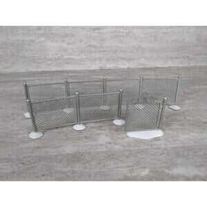 Dept 56 Christmas Villages Chain‎ Link Fence with Gate